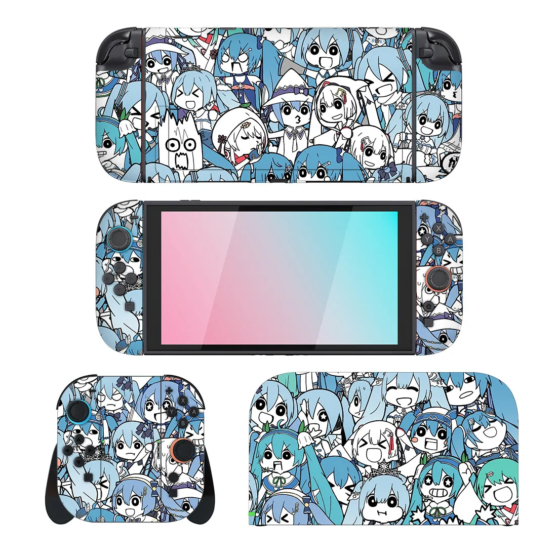 novo-anime-dos-desenhos-animados-menina-protetor-adesivo-pele-para-nintendo-switch-2-console-doca-carregador-suporte-joy-con-controlador-vinil