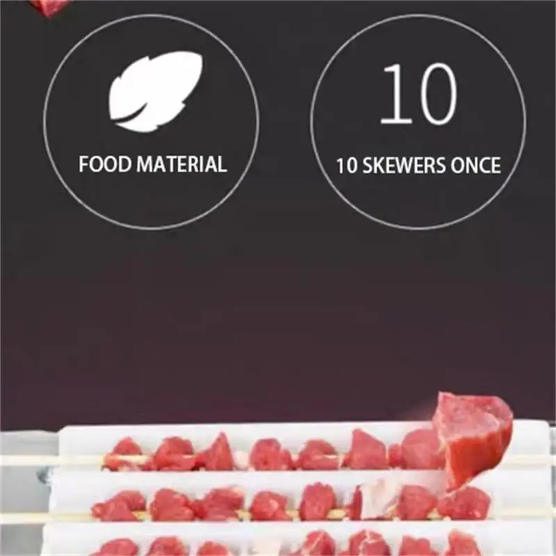 Kebab Grill Skewers For Bbq Barbecue Chicken Bbq Kebab Skewer Machine Lamb Bbq Skewering Machine Kebab Making Machine