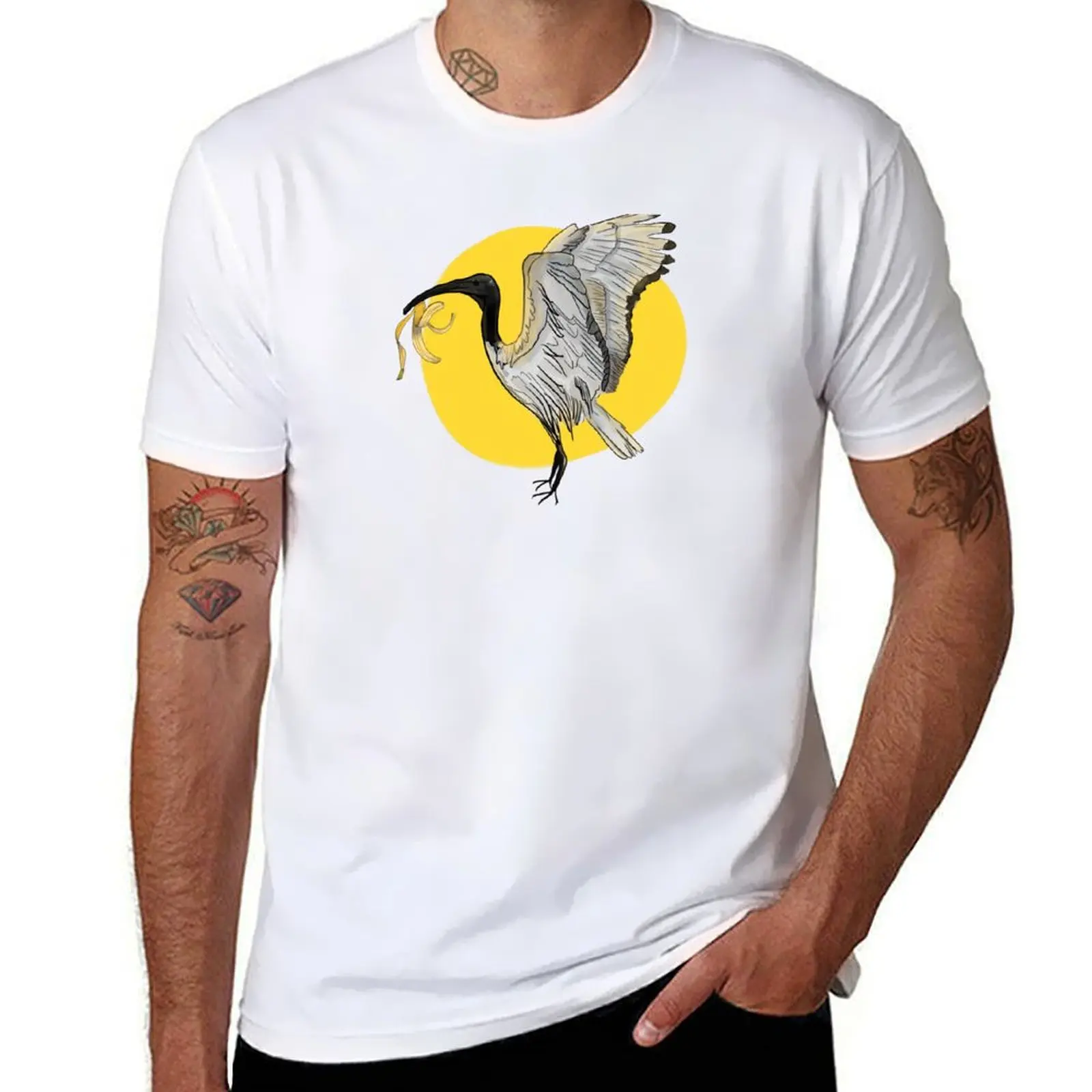 

t man plain T-Shirt shirt Bin t man - shirt Chicken Ibis designer