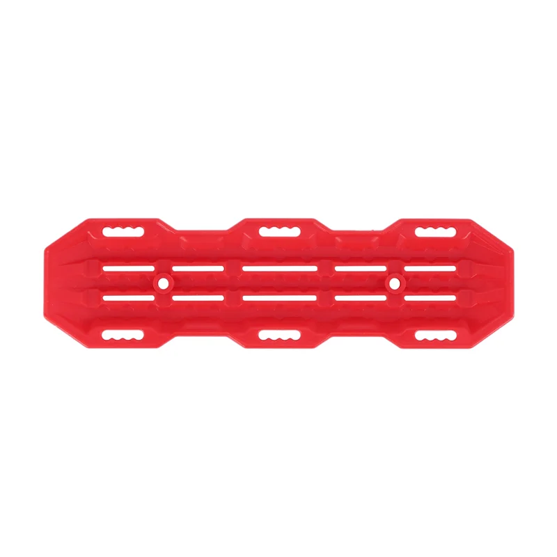 【Sleek Design】6Pcs Plastic Sand Ladder Recovery Ramps Board For 1:10 RC Crawler Axial SCX10 Tamiya CC01 TRX-4 D90 MST CFX,Red