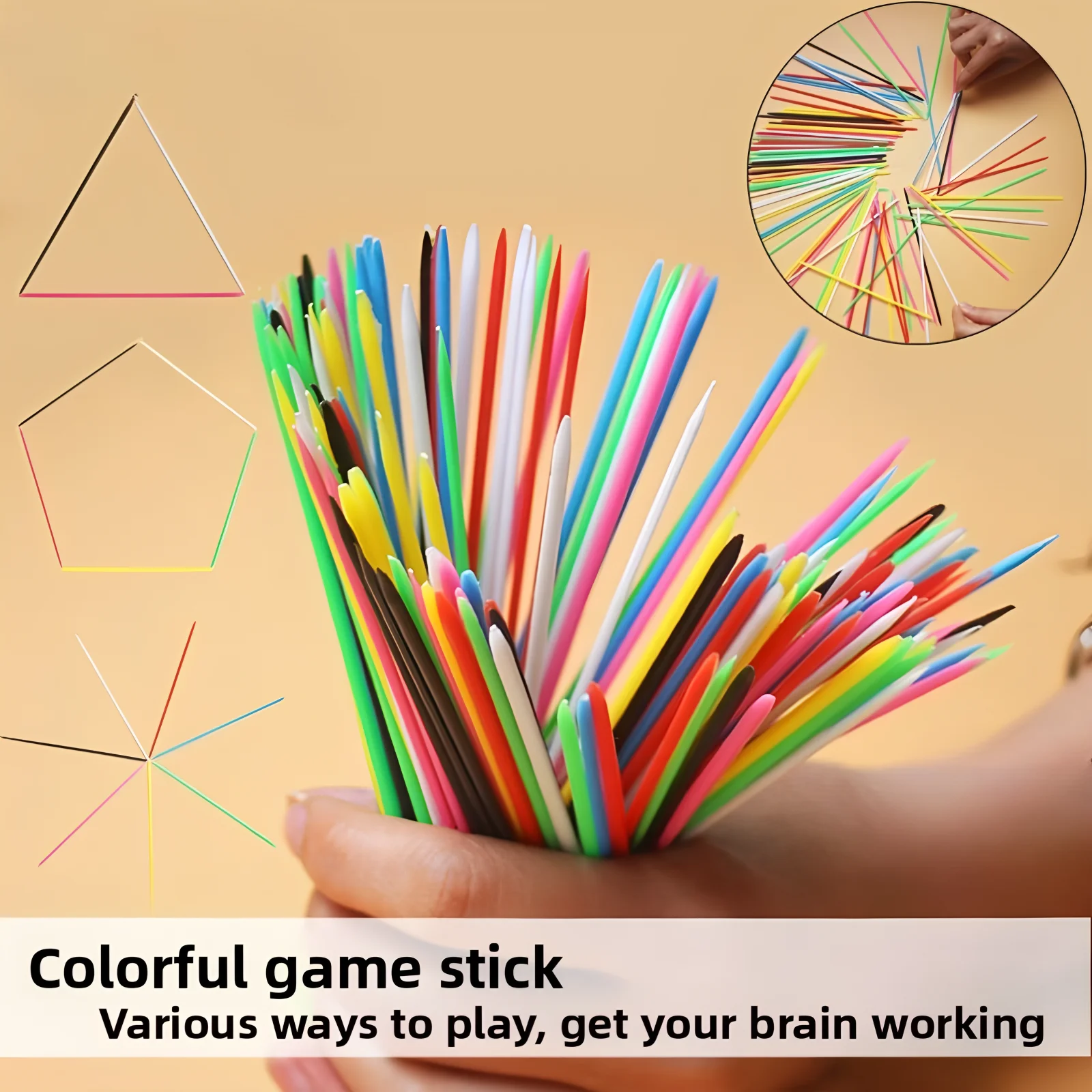 Pick Up the Stick Game, Pick Up Classic Games, Fun Family Gathering Games Suitable for Both Adults and Children Math Game