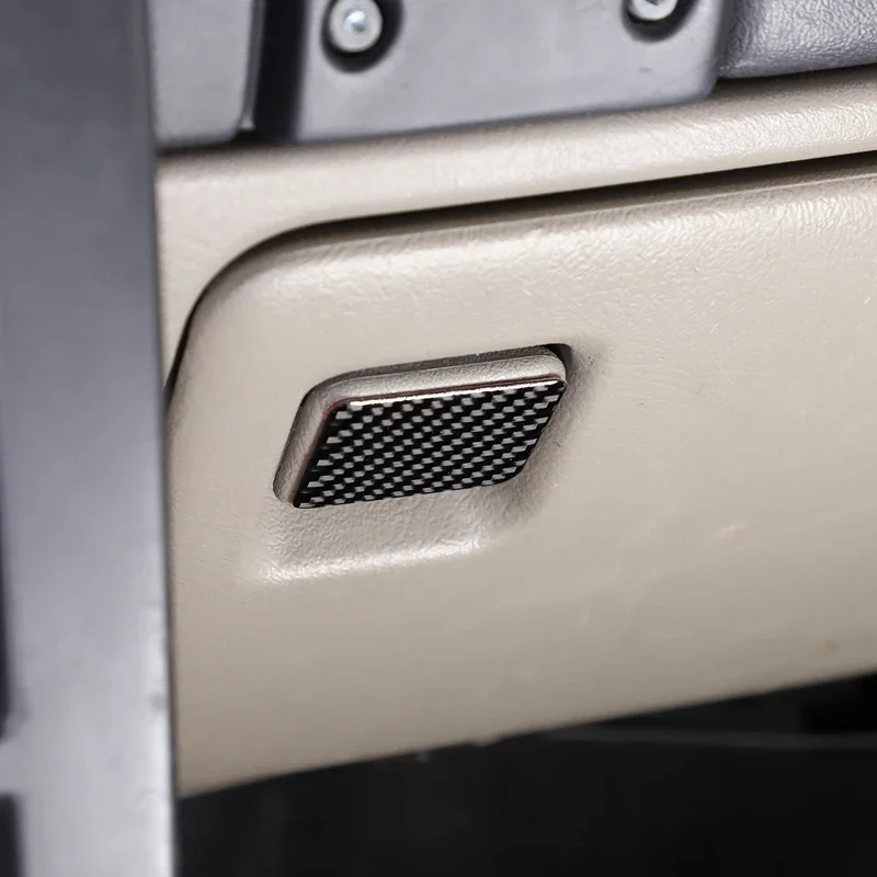 

metyoucar For Hummer H2 2003-2007 Soft Carbon Fiber Car Passenger Grocery Box Switch Decoration Sticker Interior Car Accessories