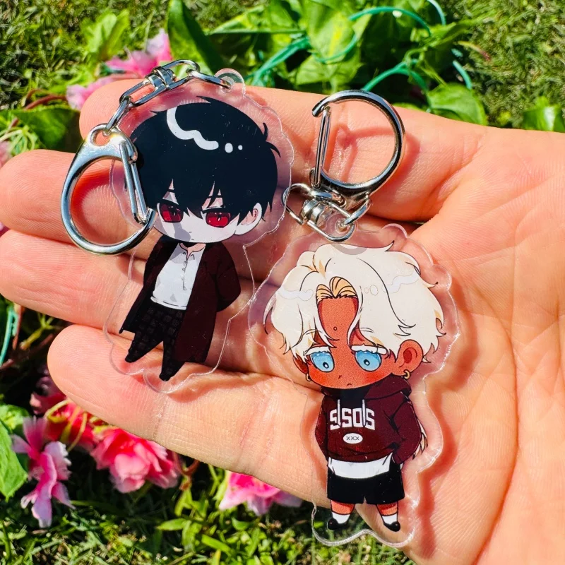 Anime Blossoms of the White Night Shuraka Taeil Cosplay Costume Key Chains Acrylic Keychain Pendant Gifts