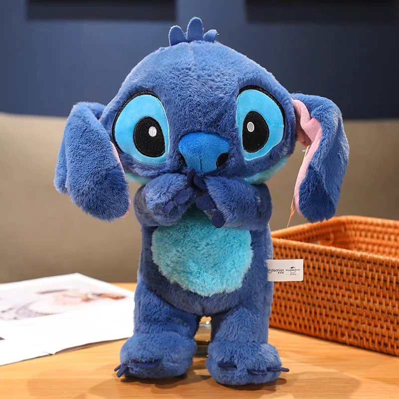 

Disney Kawaii 32cm Stitch Plush Toy Lilo&Stitch Cartoon Character Ear Moving Doll Cute Pillow for Boys And Girls Birthday Gift