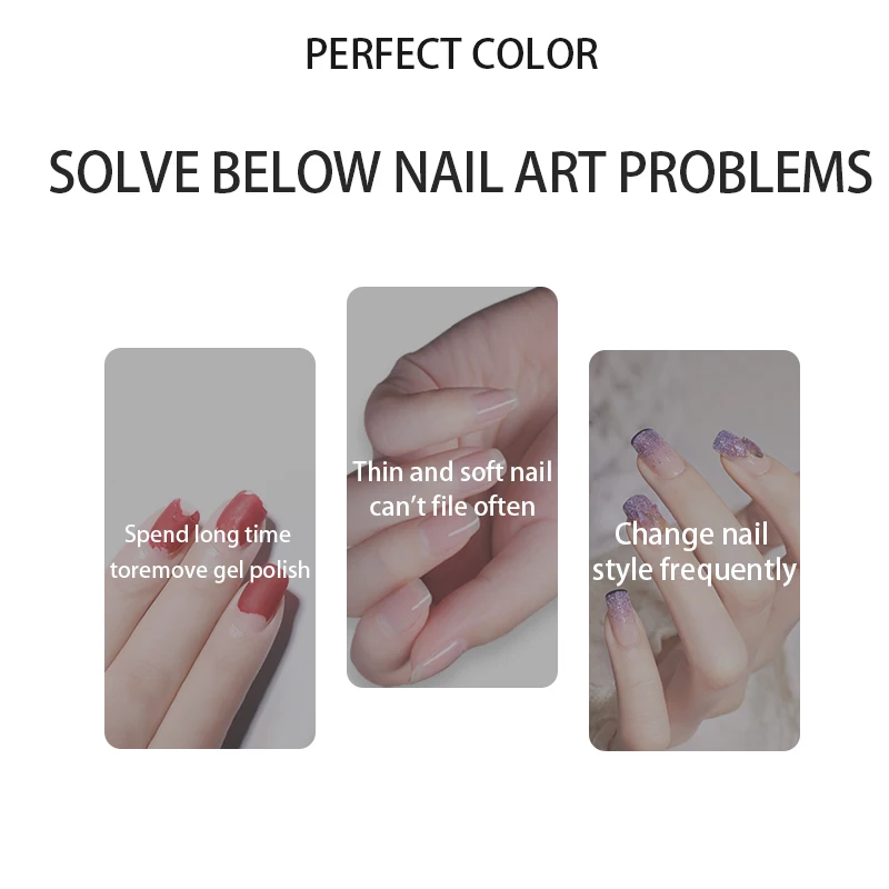 PERFEKTE FARBE 12 ml abziehbarer Gel-Basislack, schnell trocknender, abziehbarer Basislack für Gel-Nagellack, einfache Entfernung für schwache und dünne Nägel