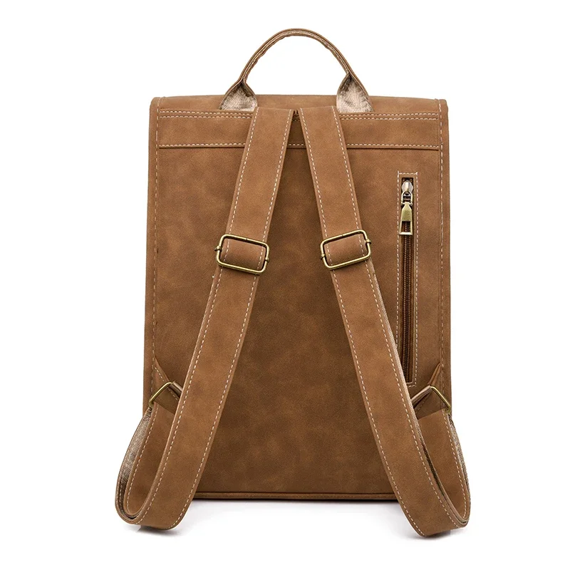 Soft Leather Women's Backpack Simple Luxury Designer Backpack Fashion Travel Backpacks for Women Female Laptop Bag