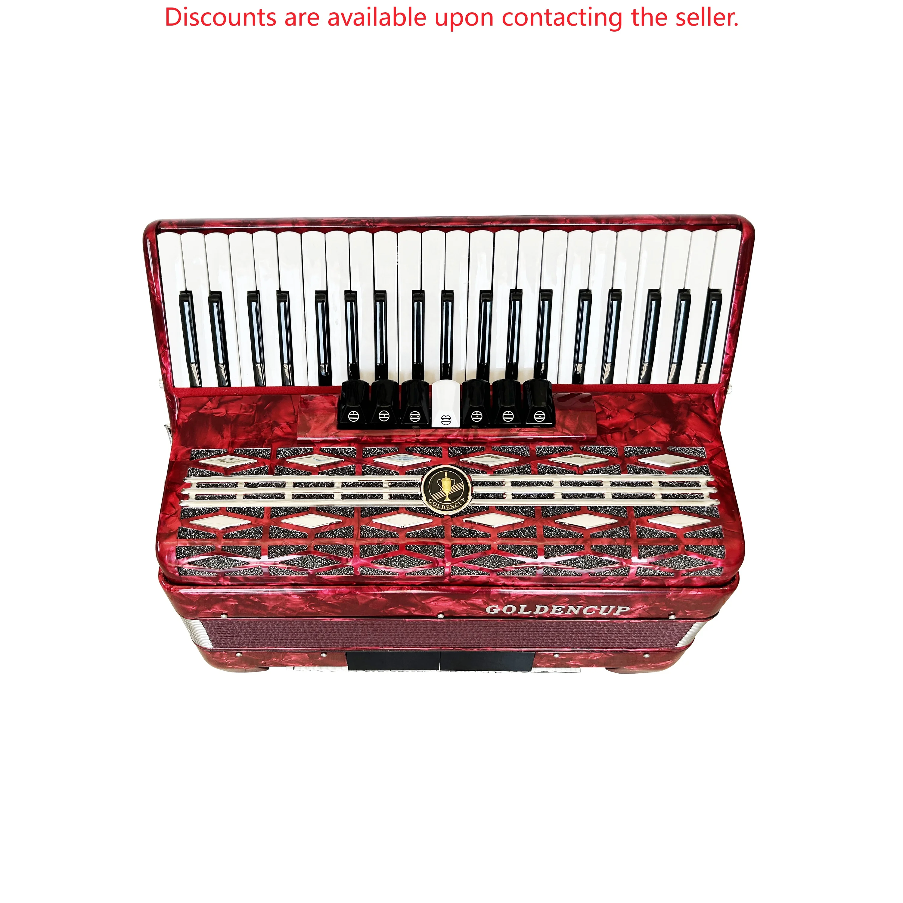 OEM 41 Keys 120 Bass 7+2 Registers Piano Keyboard Accordion Instrument Acordeon JP2008