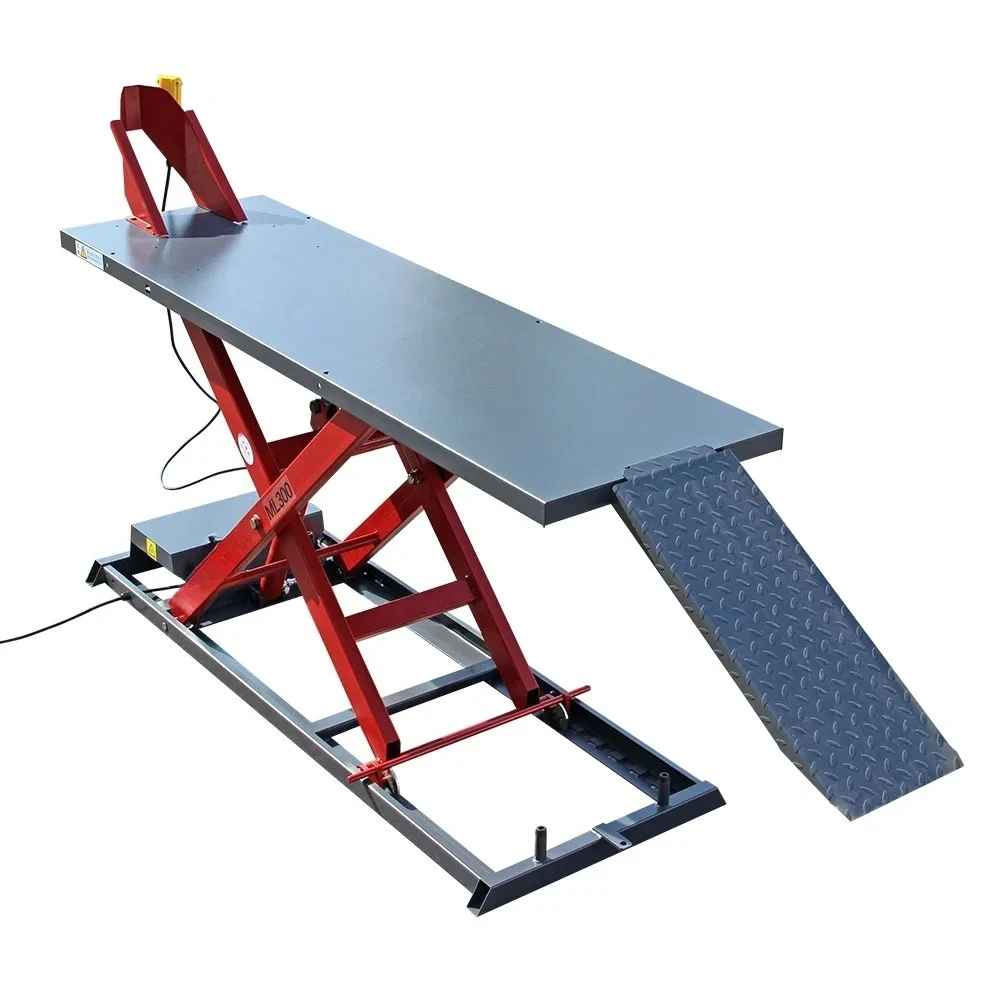 

2025 hot saleCE Mobile Car Lift Motorcycle Ramp Lift Car Lift With 300kg 661LBS Loading Capacity/motorcycle Stand
