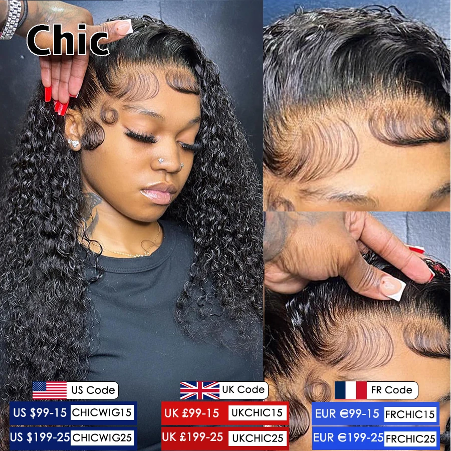 Peluca de cabello humano HD Real rizado en espiral español 6x6, sin pegamento, 13x4, encaje Frontal, pelucas frontales de encaje HD de 260% de densidad, prearrancadas para usar