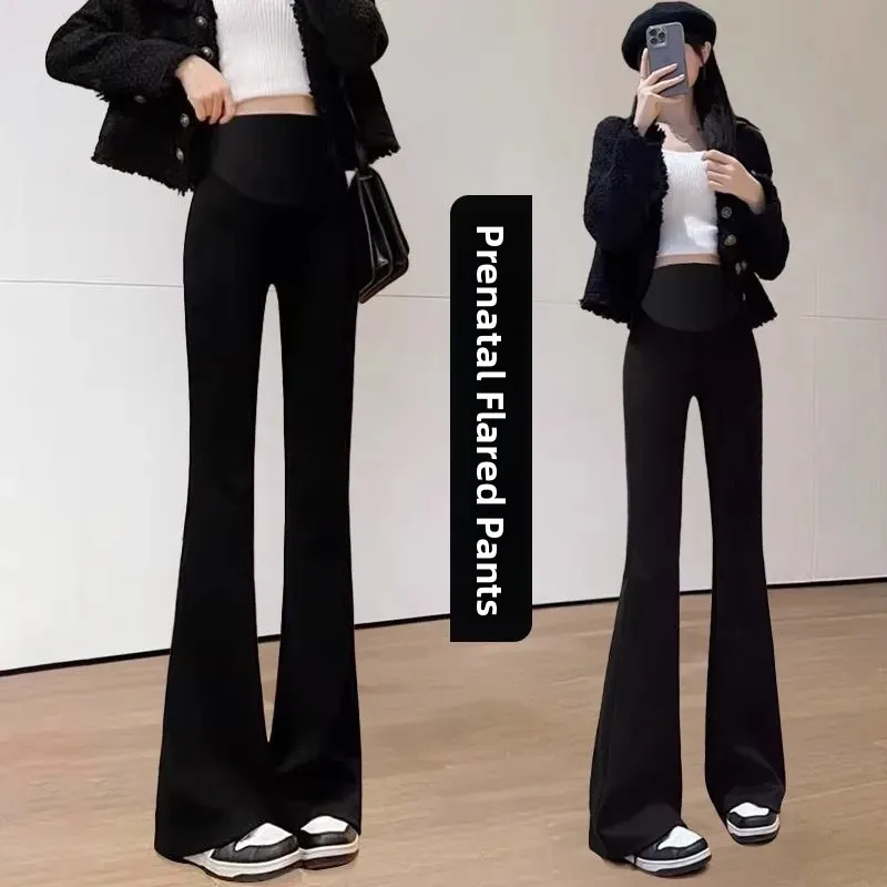 

Широкие брюки Materni: повседневные, для йоги, верхняя одежда, весна-осень-зима, прямой крой, расклешенные, спортивные брюки-клеш