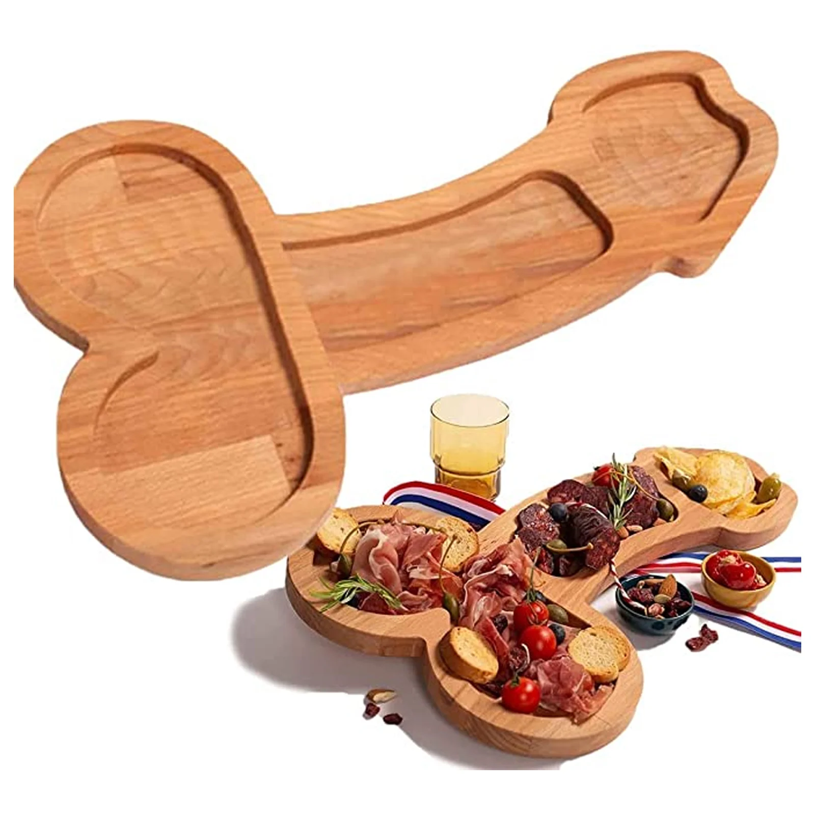 

Unique Apero Board Solid Wood Tablesware For Cheese And Snacks Party Charcuterie Boards Funny Cutlery Kitchen Wine Meat Platter