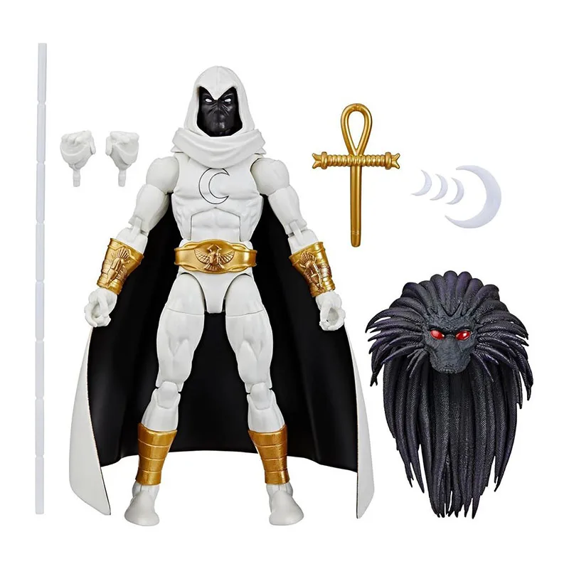 

Marvel Legends Moon Knight Action Figure Strange Tales Build A Figure Collectible Toy Anime Statue Model Desktop Decoration Gift