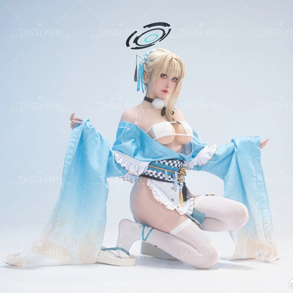 

Blue Archive Asuma Toki Cosplay Costumes BYEOri Anime Role Play Costume Asuma Toki Japanese Kimono Style Outfit