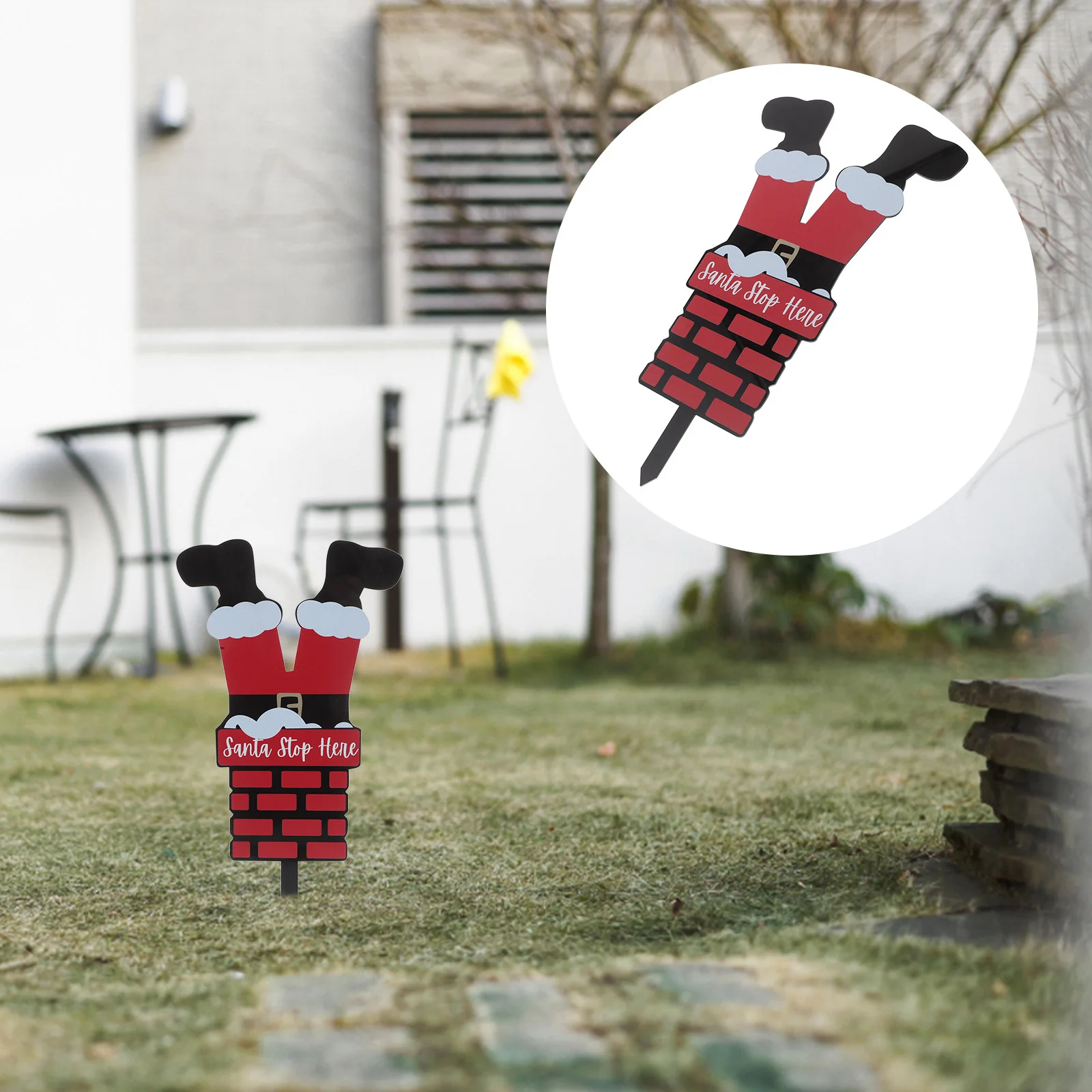 

Christmas Yard Sign Outdoor Durable Acrylic Lawn Decoration Stake for Garden Pathway Decor Christmas Yard Decorations Outdoor