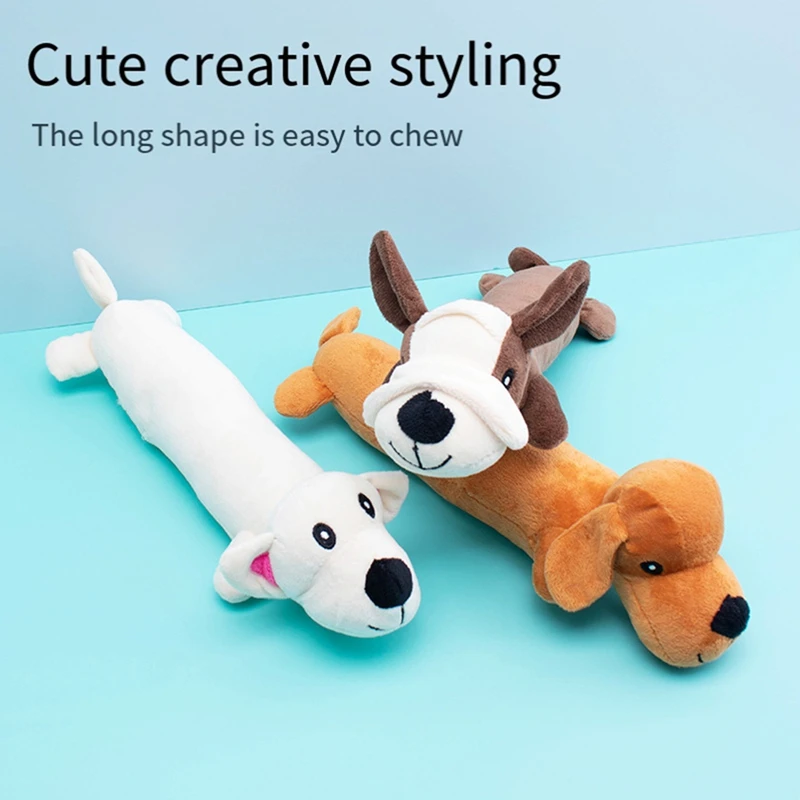 3PCS Pet Dog Toy Interactive Squeak Molar Plush Toy For Dogs Fit For Pet Funny Chew Toy Pets Supplies