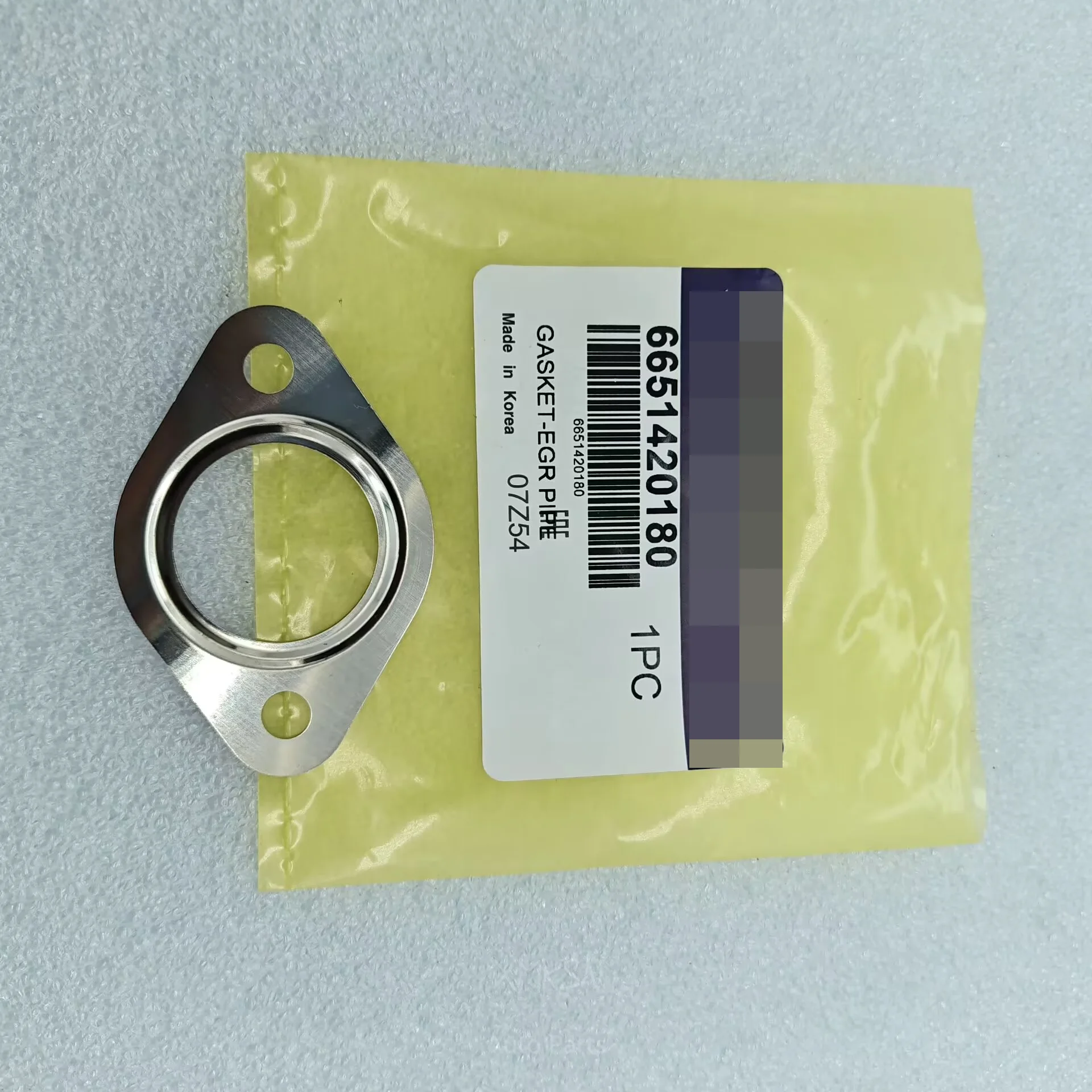1 junta de tubo EGR para Ssangyong Rexton Actyon Kyron Musso Korando 6651420180