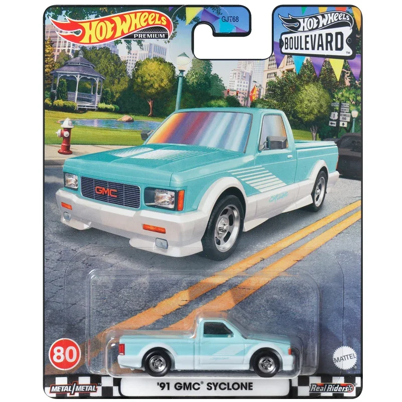 Sıcak tekerlekler 1:64 91 GMC SYCLONE koleksiyonu die cast alaşım araba modeli dekorasyon hediye