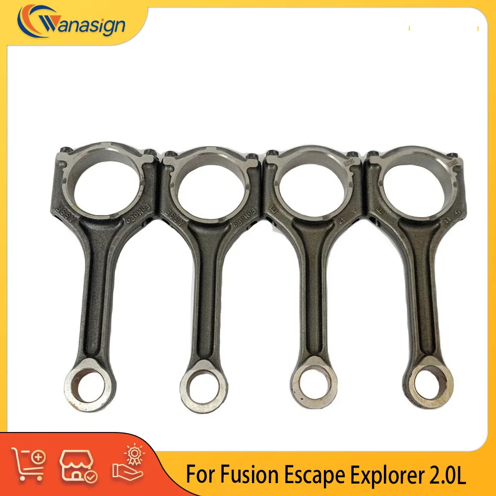 

Комплект шатунов деталей двигателя подходит для 2,0 л L4 ГАЗ для Ford 2.0L 2012-2020 Fusion Escape Explorer AG9Z6200H