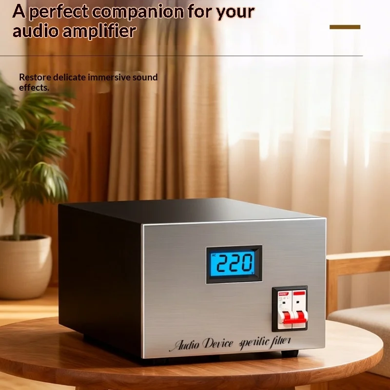 Medical-Grade Isolation Transformer 220V To 110V/220V, Aluminum Case with Overload Protection & Soft Start for Safe Repair