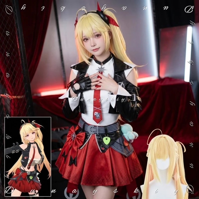 Костюм для косплея Myon Rin: сценический наряд певицы Neverness To Everness, платье для выступлений персонажа игры, аксессуары для Хэллоуина и вечеринок