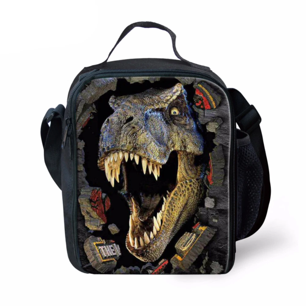 

Lunch Bag Insulated Customzied 3D Dinosaur Printed Lunch Bag Thermal Lancheira Thermal Insulated Neoprene Lunch Box for Kids