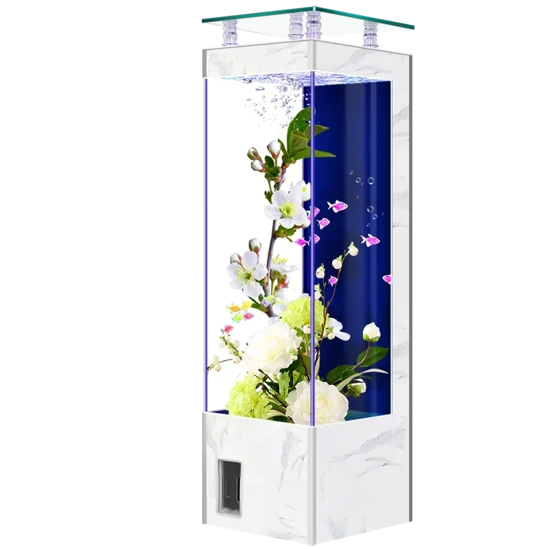 

Боковой шкаф для телевизора, аквариум, гостиная, маленький, 2023, новый светильник, роскошный домашний напольный квадрат, 2022, автоматическая смена воды