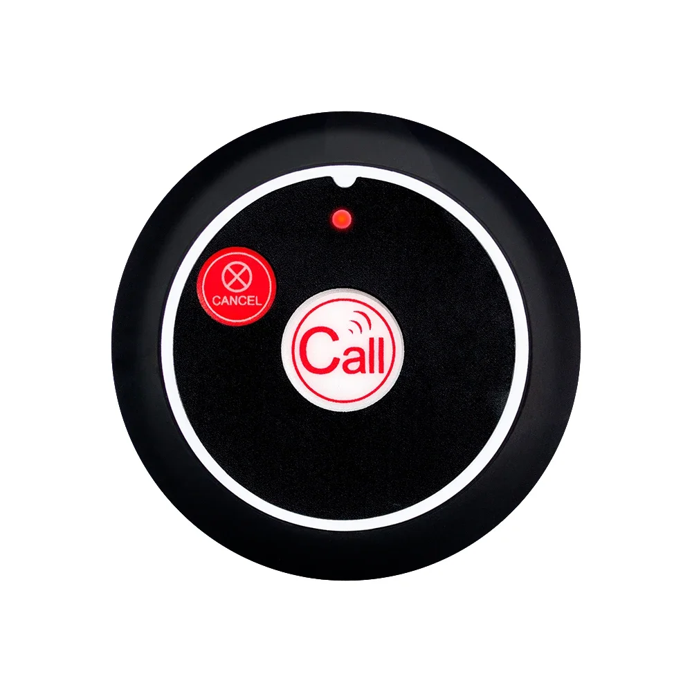 Wireless Good 2 Waiter Watch Receiver Pagers & 15 Table Call Buttons Restaurant Cafe Clinic Calling System in Russian Spanish