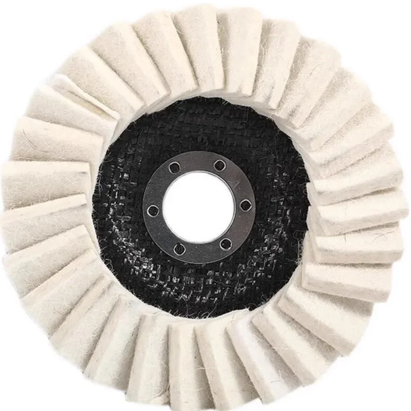 

1PC 125mm 115mm Felt Flap Disc Abrasives 22mm Arbor Buffing Polishing Wheel for Angle Grinder Buffing Wheels