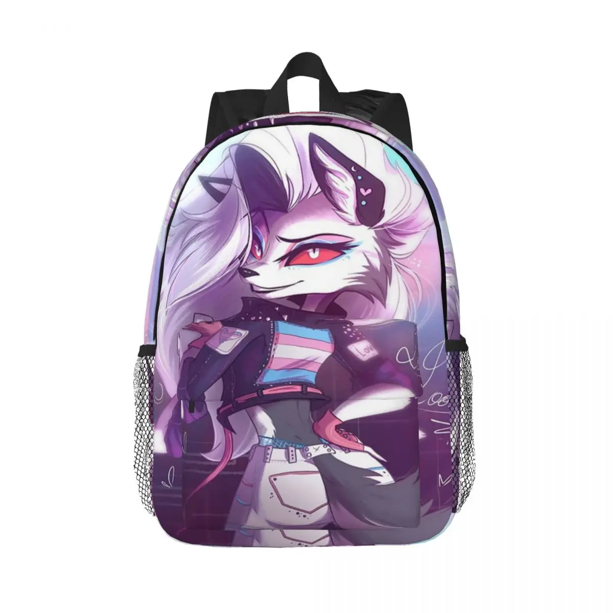 

Helluva Boss Loona Backpack Hot Sale Daypack Large Capacity Boys Girls BookBag Shoulder Bags for Men Women Children School Bag