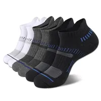 1/5 Pairs Men Socks Cotton Sports Breathable Ankle Socks Mesh Casual Athletic Thin Cut Short Plus Size 39-47