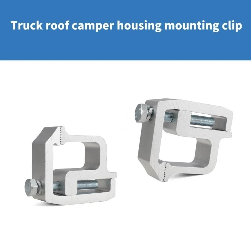  6Pcs/Pack Mount Clamps Truck Caps Clamps Aluminum Truck Clamps Heavy Duty
