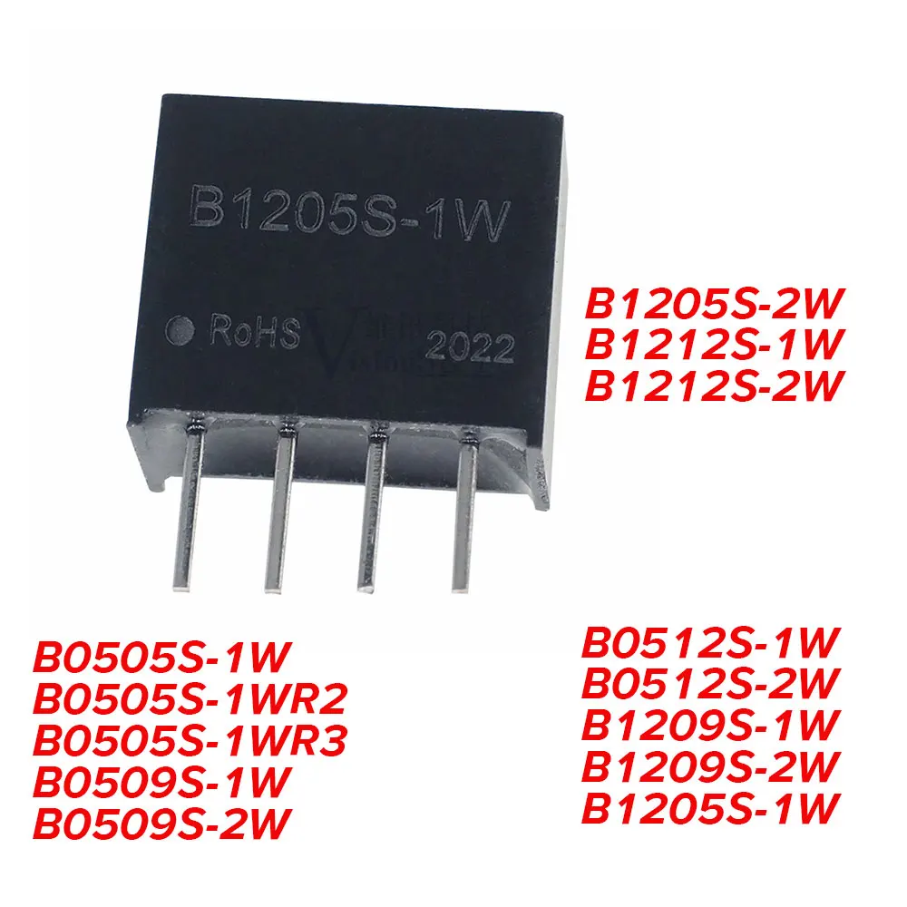 1PCS B0505S-1W B0505S-1WR2 B0505S-1WR3 B0509S-1W B0509S-2W B0512S-1W B0512S-2W B1209S-1W B1209S-2W B1205S-1W B1205S-2W B1212S-2W