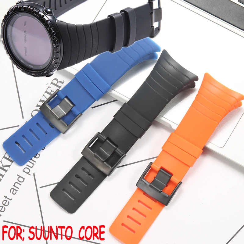 

for Suunto Core Replacement Bracelet Rubber Wristband Silicone Core Sport Strap Smart Watch Band