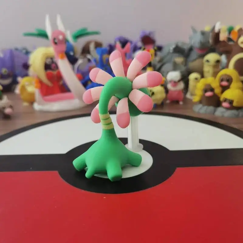 New Anime Figures Cradily Lileep Proportion World 1:20 Diy 3D Printing Cartoon Character Kawaii Desktop Model Children Toy Gift