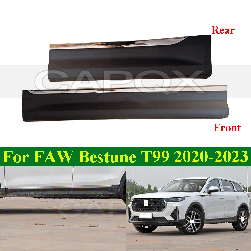 

CAPQX Door Guard Protect Panel Trim Strip For FAW Bestune T99 20-2023 Door Trim Panel Strip Door Molding Panel Anti-scratch Trim