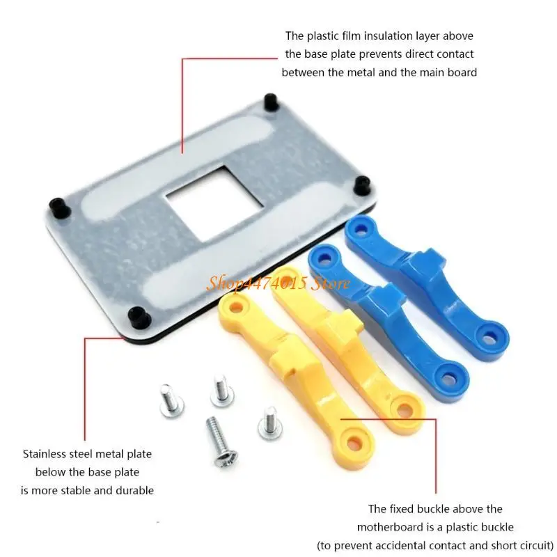 

K1AA AM5 CPU Heatsink Bracket Keep Desktop Running Smoothly Prevents Deformation