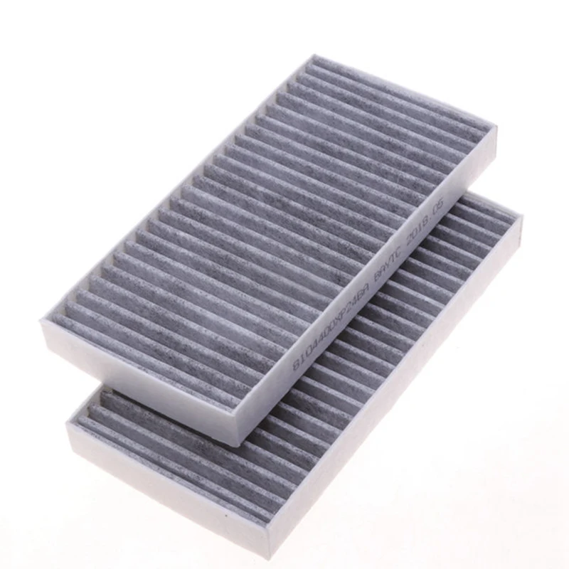 1Pair Auto Active Carbon Cabin Air Filter Suit For Great Wall FENGJUN 6 Pickup WINGLE 6 Pickup OEM NO 8104400XP24BA