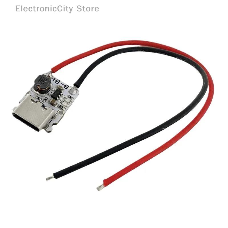 1Pcs Type-C Lithium Battery 5V Charge And Discharge Integrated Module Charging Protection Boost Power Supply Board