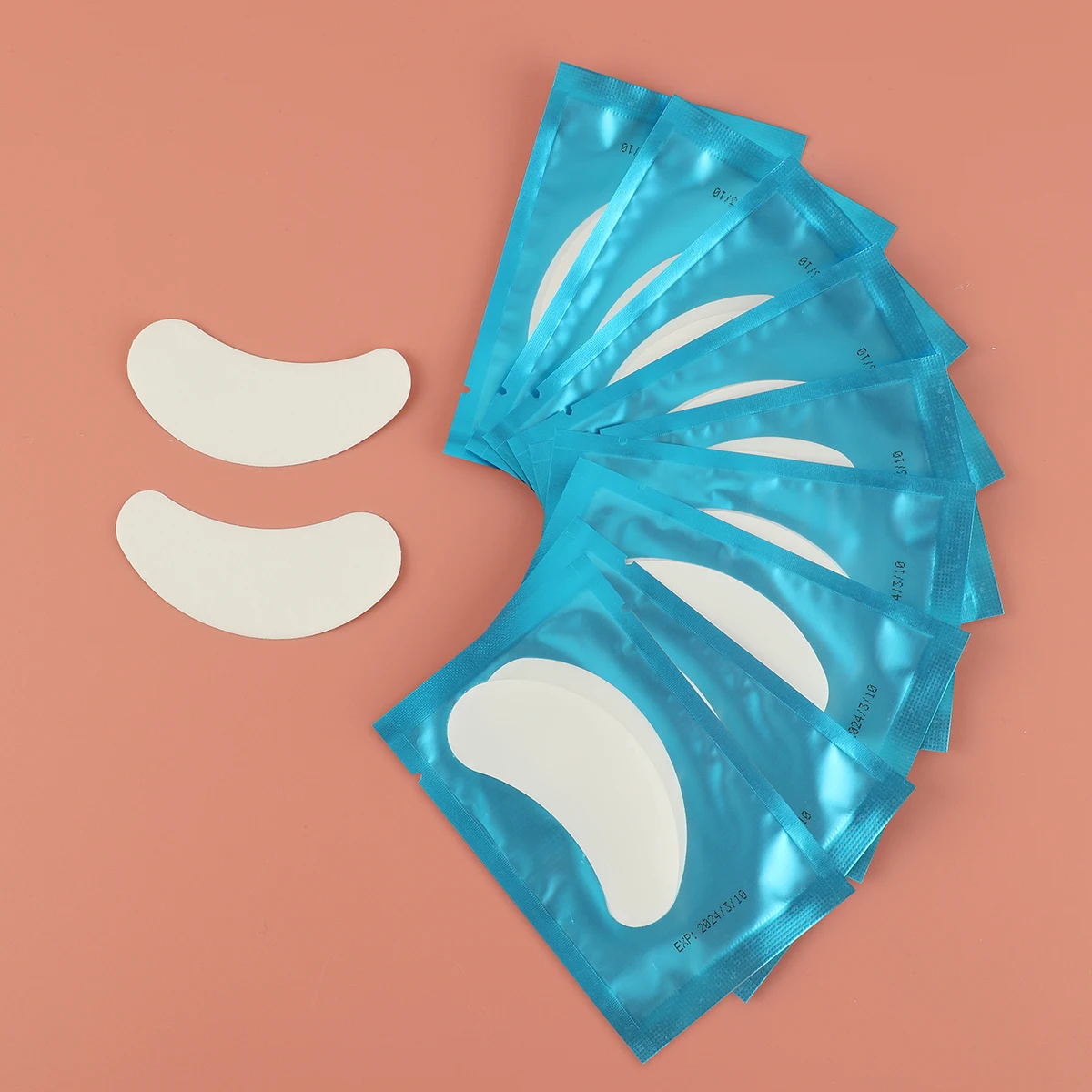 Cílios Extensão Gel Pads Patches Kit, Eye Patches, Cílios Extensão Suprimentos, Ferramentas, Lash Extensão Suprimentos, 10 Pares