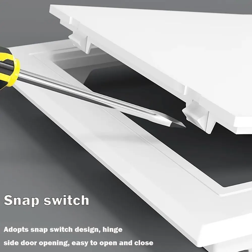 Mew White Access Panel Door Plastic Self-adhesive Inspection Hole Wall Access Doors Doors Wall Ceiling