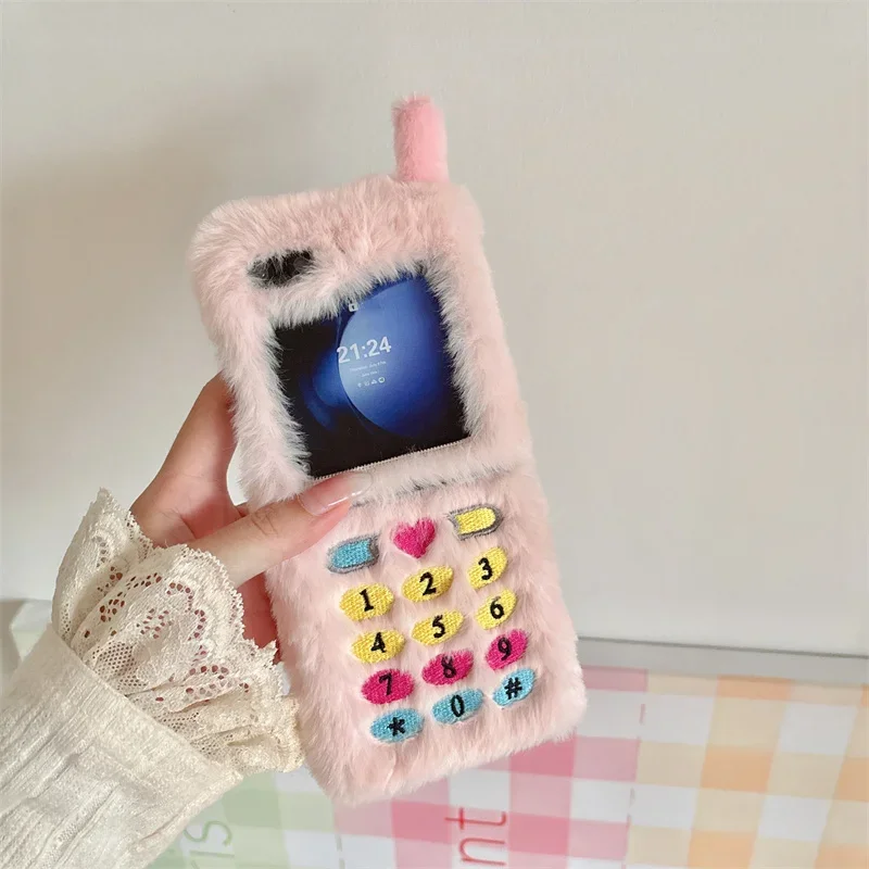 Personality 3D Mobile phone Phone Case For Samsung Galaxy Z Flip 6 5 4 3 Cover Super Cute Shockproof Cases For Z Flip5 Flip4 5G