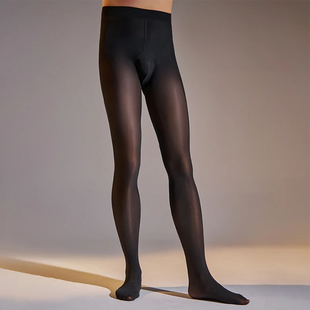 

Jumpsuit Men\\\\\\'s Underwear Sexy Sheer Shiny Stretch Tights Breathable Elastic Glossy Lightweight Lingerie Daily