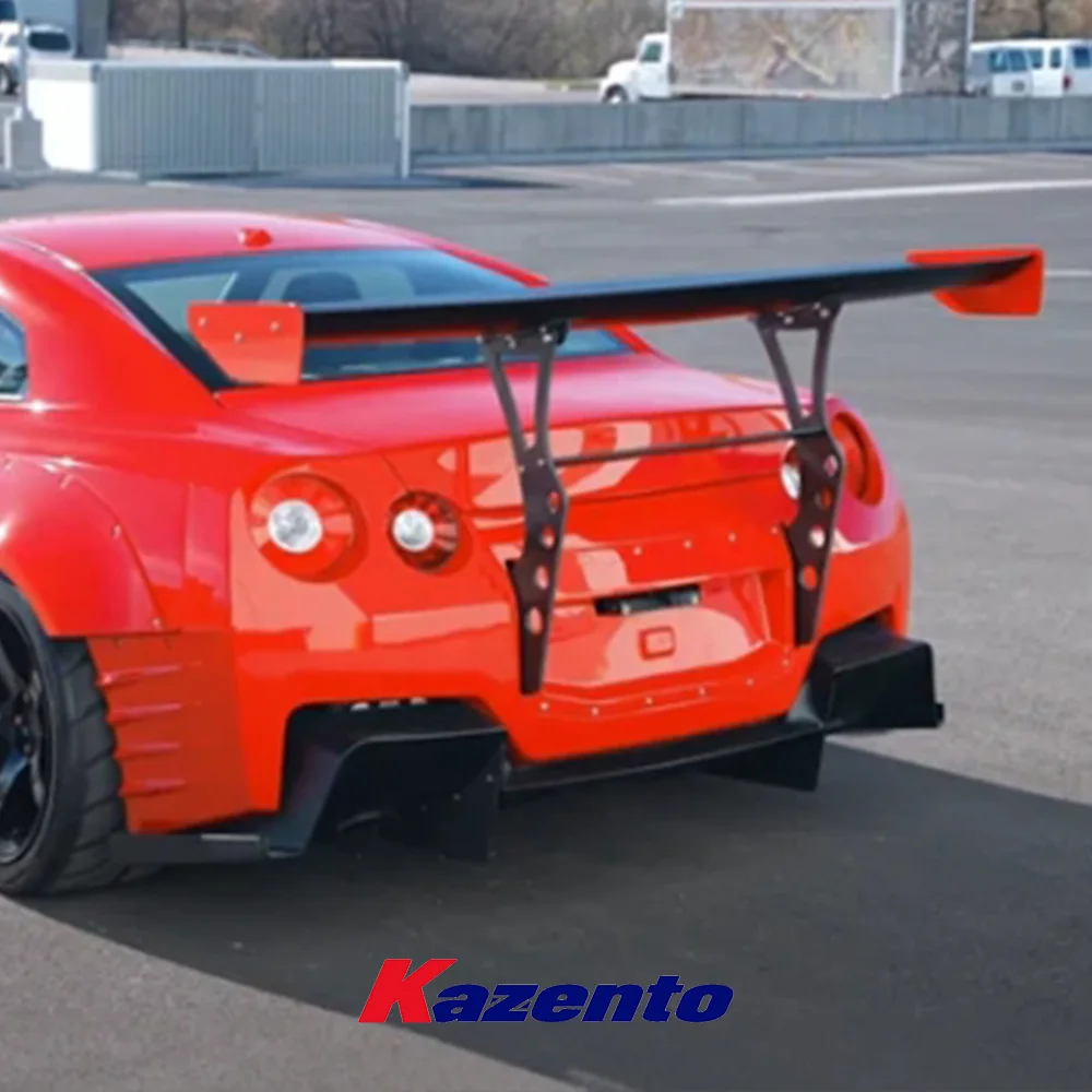 For Nissan R35 GTR BAN Style Carbon Fiber Rear Trunk Boot GT Wing Spoiler