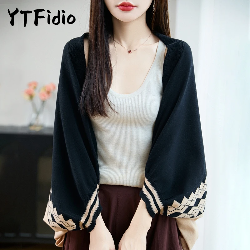 ytfidio-100-coton-femmes-diamant-grille-tricote-chale-de-luxe-vetements-de-createur-femme-grande-taille-liquidation-vente-455