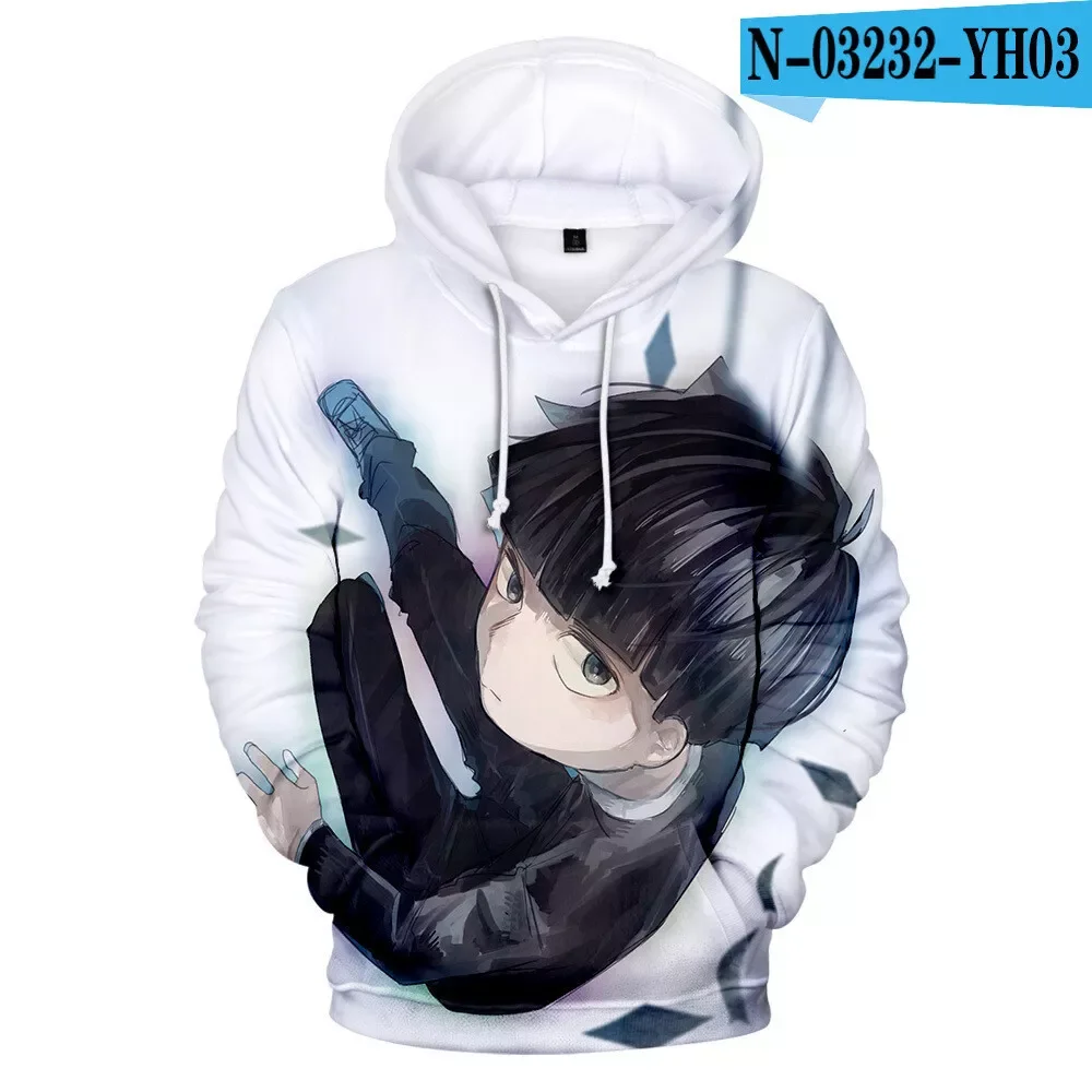 2024 Spring/Autumn Hoodies Mob Psycho 100 3D Digital Printed Hoodies Autumn Hoodies Casual Sports Jackets Men's Casual Hoodies