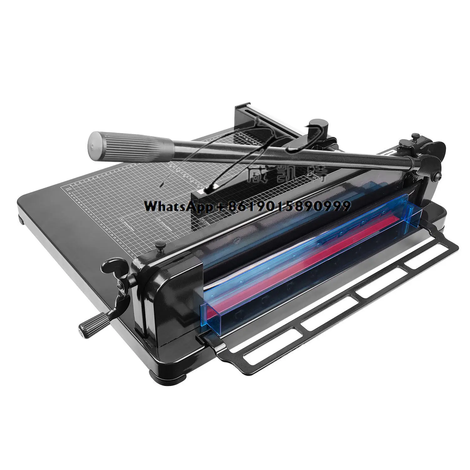 ZEQUAN Black Manual Guillotine Paper Trimmer 858 A3 Desktop Heavy Duty Desktop Paper Cutter