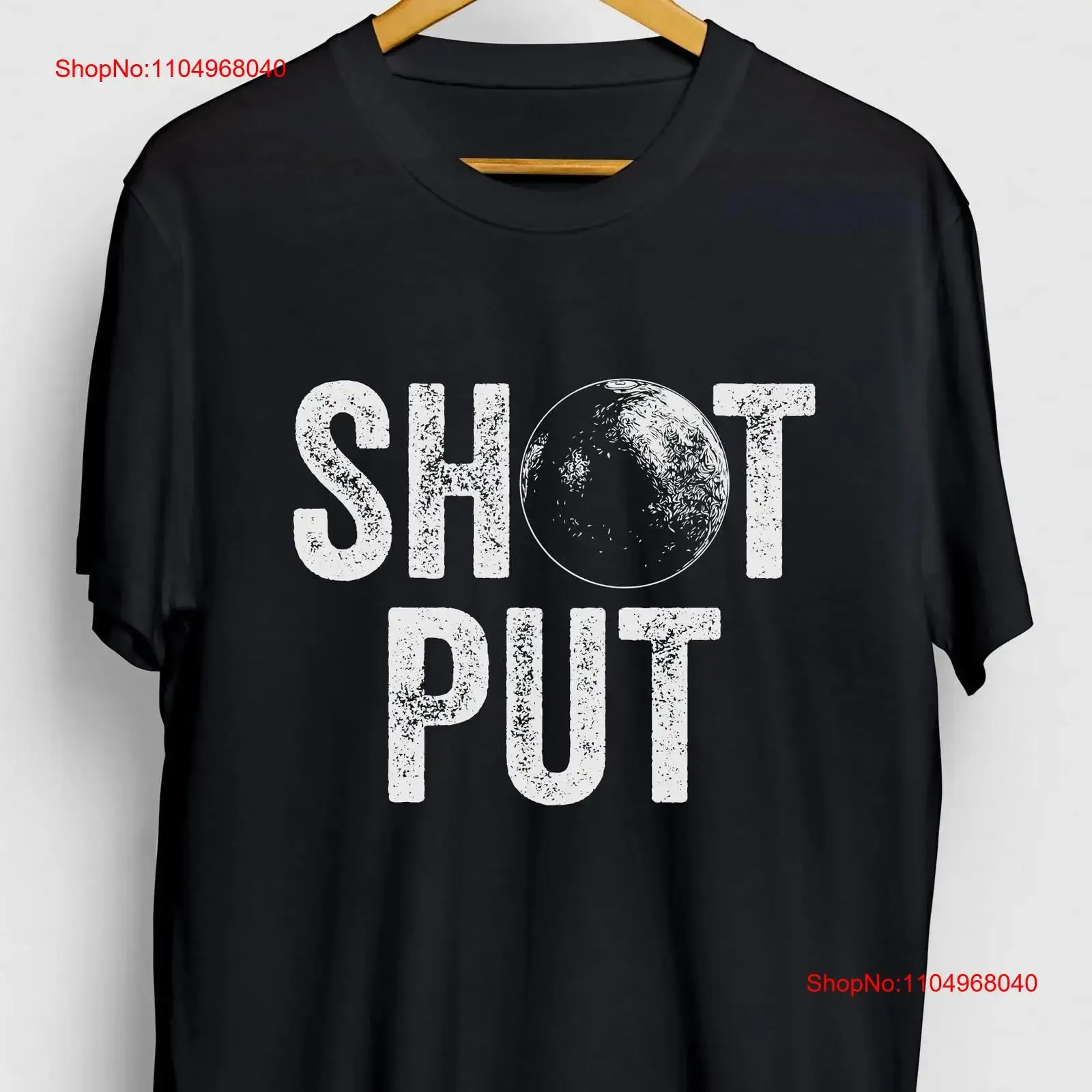 

Shot Put Ball Funny Throwing T Shirt Athlete tee Youth vintage Washed fashion designer clothes Casual Stretched Versatile