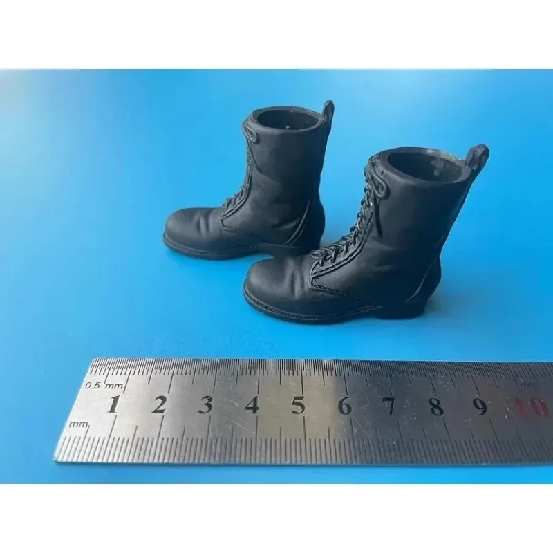 Buty wojskowe z czasów II wojny światowej w skali 1/6, puste plastikowe modeli obuwia, zabawka dla figurek akcji 12-calowych, rekwizyty do samodzielnego montażu.