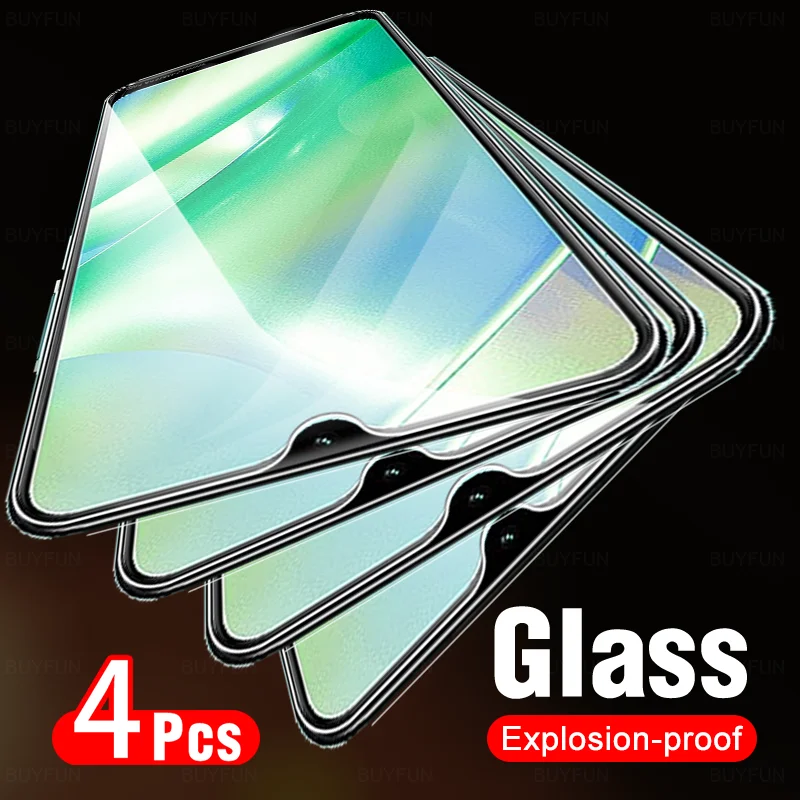 Стекло для Realme C33 C31 C30 C35 4G, закаленное стекло Realmi Realmy C 33 30 31 35 RealmC33 RMX3624, полноэкранная защита, 4 шт.