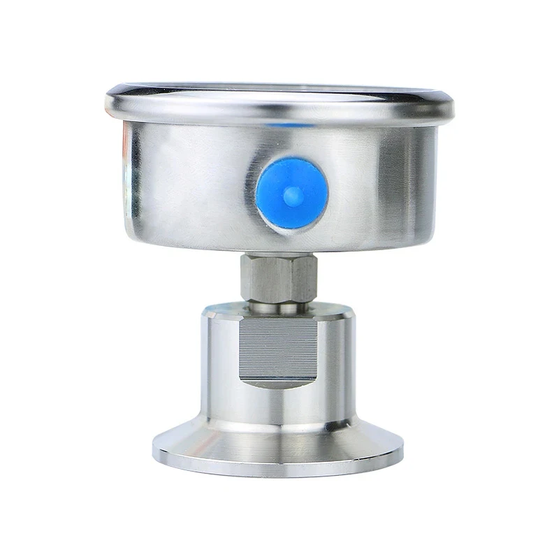 Stainless Steel Diaphragm Pressure Gauge With 50.5 Chuck Connection For Air Gas Water Fuel Liquid.0.1/0.16/0.25/0.4/0.6/1/1.6mpa